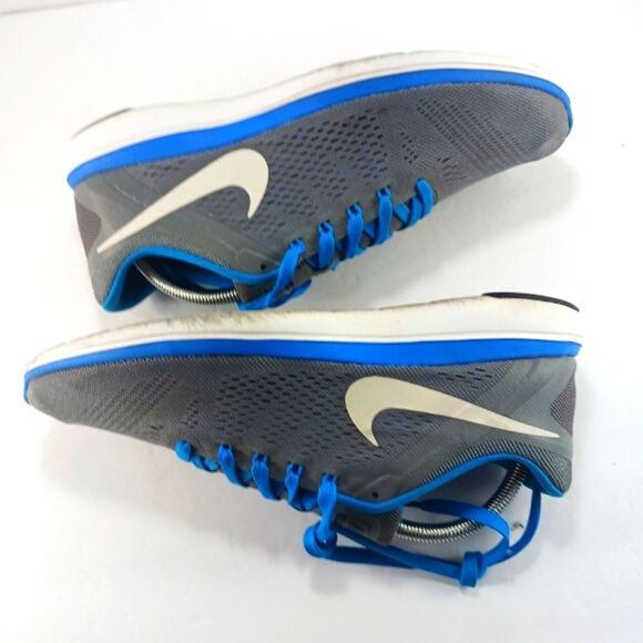 Nike Flex 2016 Run Running Shoe Men's 10 Grey/Blue Everyday Wear Comfort Sneaker - Picture 5 of 8